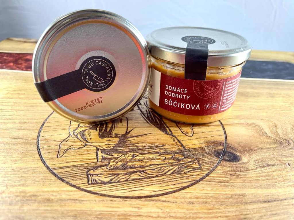 Bôčiková paštéta sklo 150g