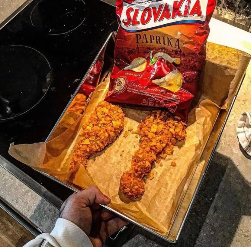 Kuracie prsia v čipsoch