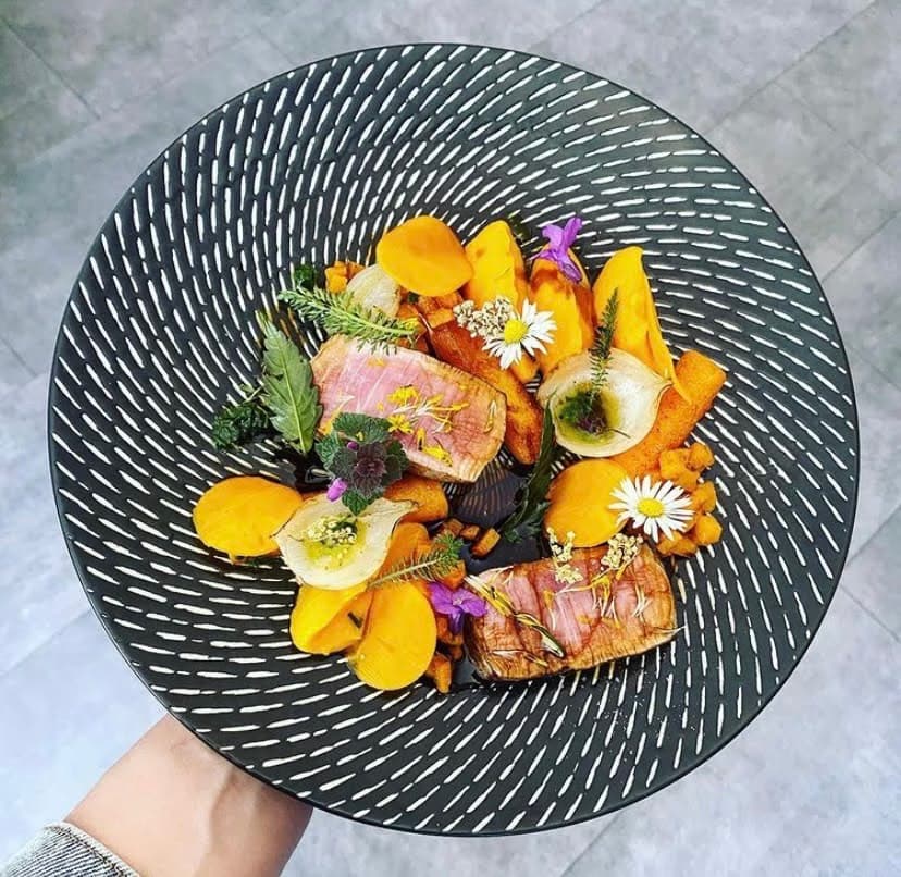 Teľací steak s tekvicovou variáciou