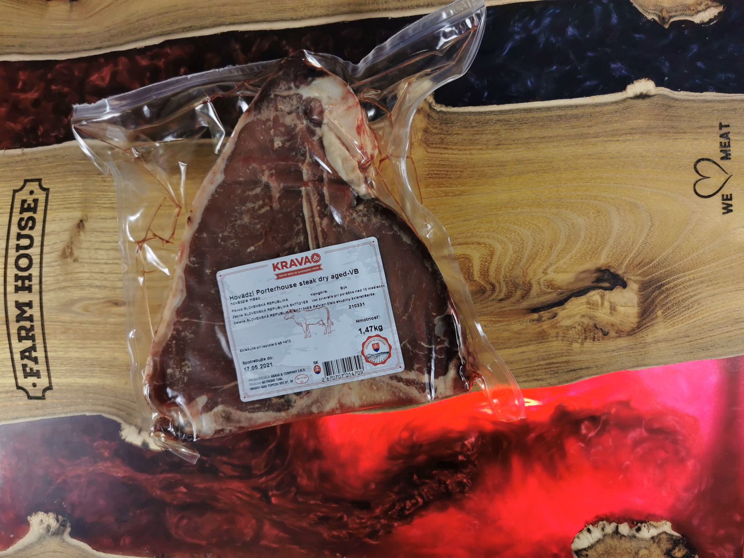 Porterhouse vyzretý steak DRY AGED