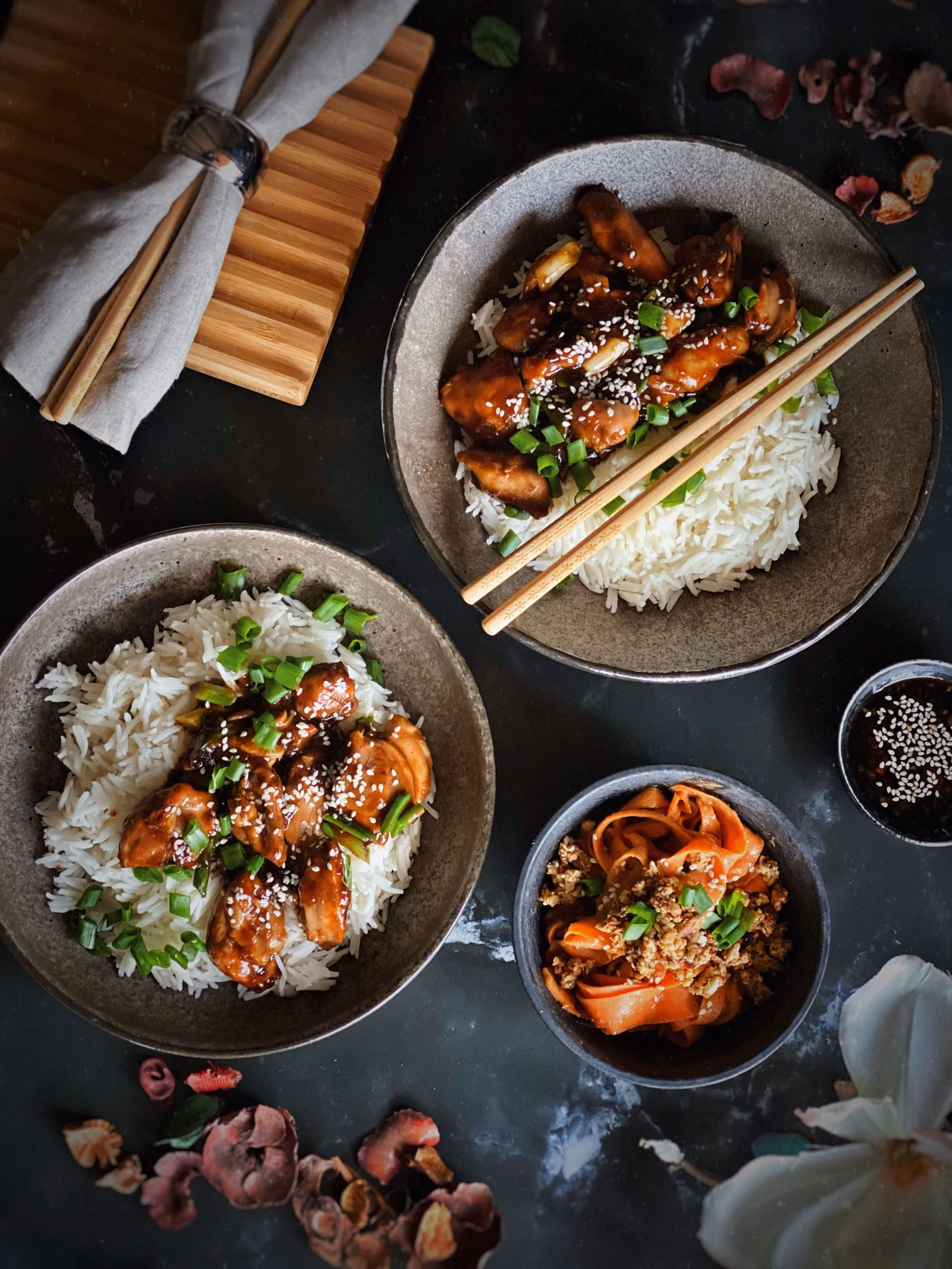 Kuracie stehná • Teriyaki
