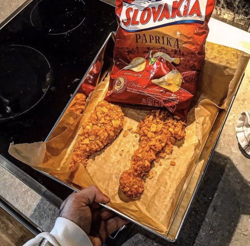 Kuracie prsia v čipsoch